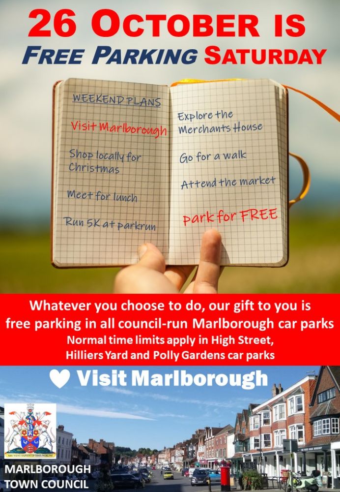 poster-free-parking-saturday-oct-2019