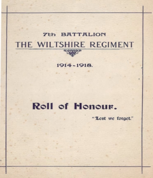 roll of honour cover